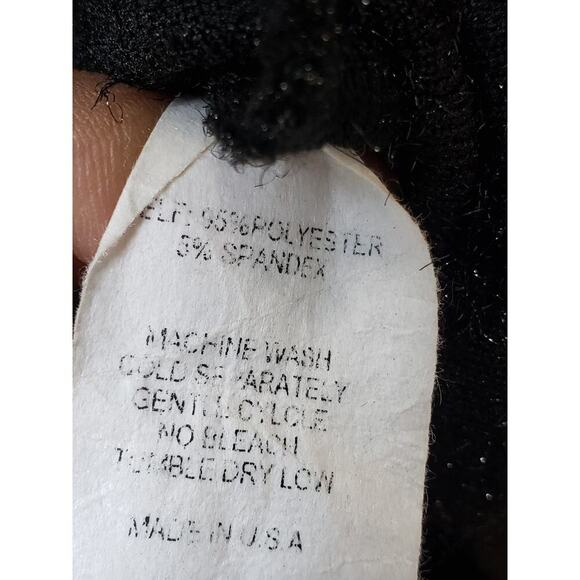 A3 Sweater Romper Women's Size Medium Black Knit Polyester Long Sleeve Full Zip - Picture 6 of 11